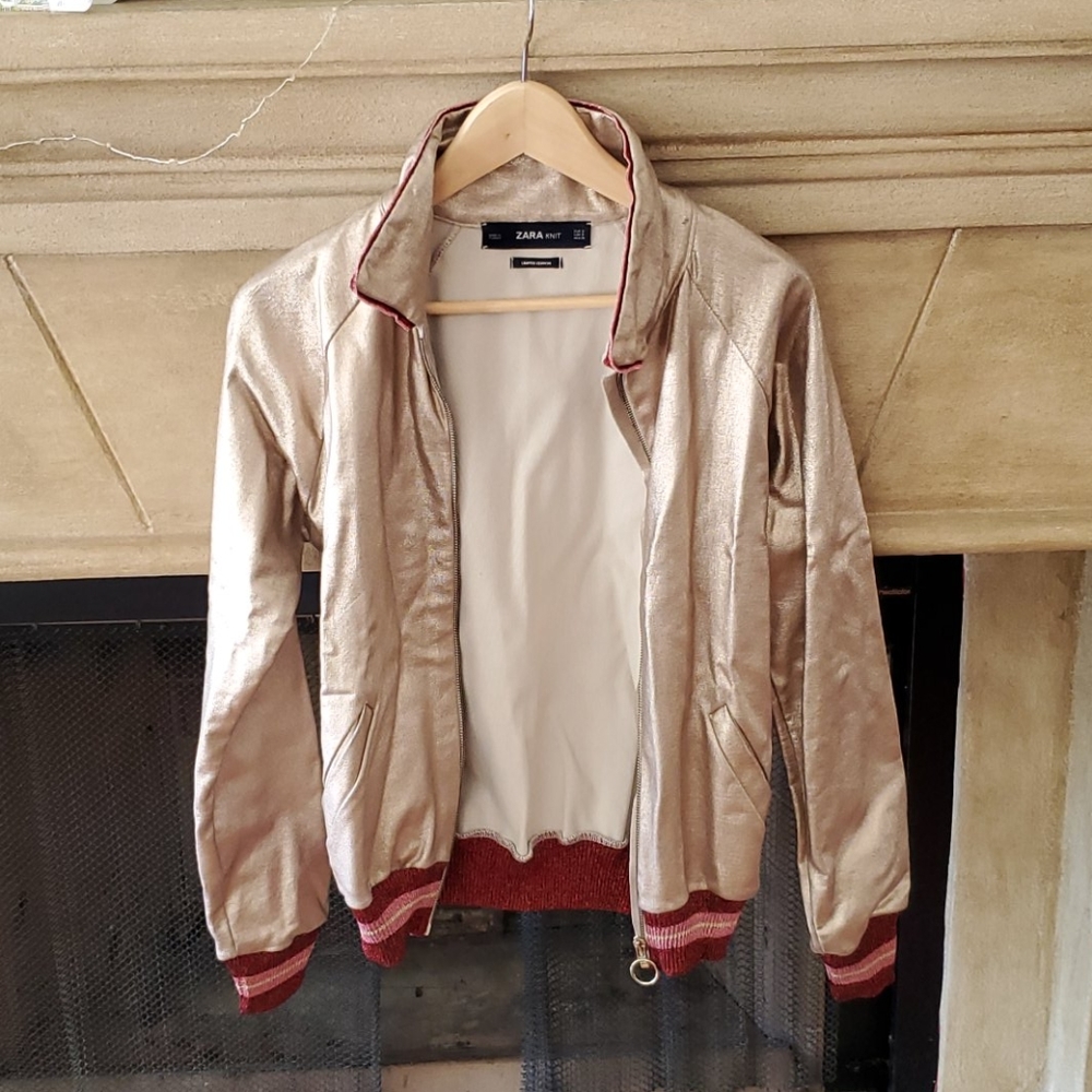 Zara gold Jacket
